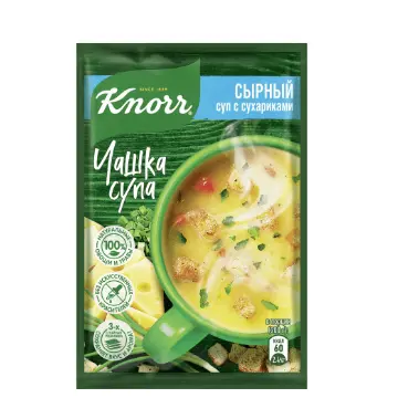 Суп Knorr Чашка супа сырный с сухариками 16 г